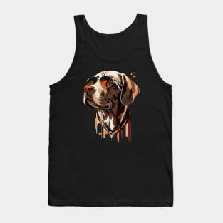 Pointer dog with sunglasses Tank Top